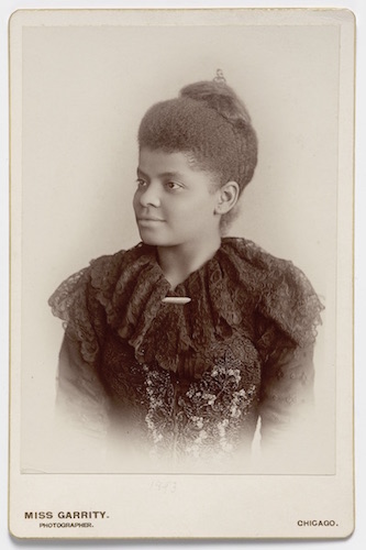 an antique photo of suffragist Ida B. Wells