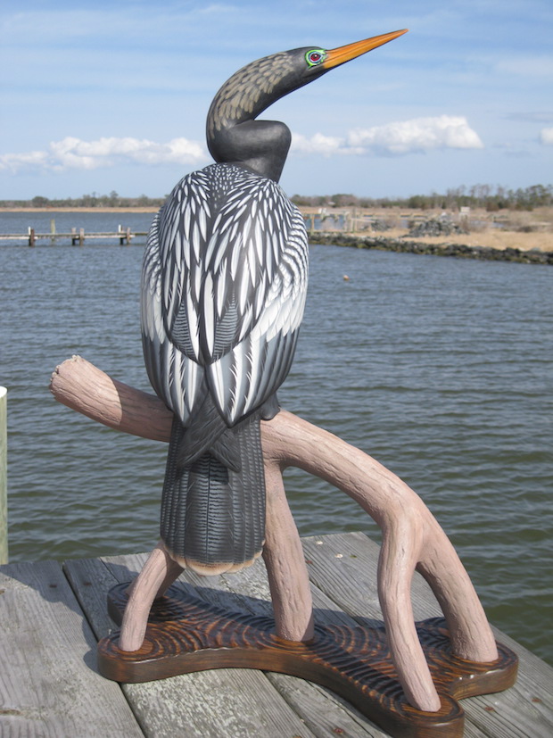 Large bird wook carving.