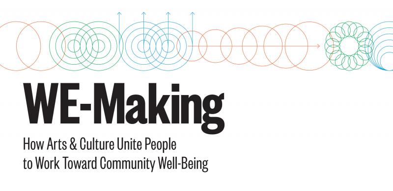 Cover image for WE-making report with geometric shapes and report name