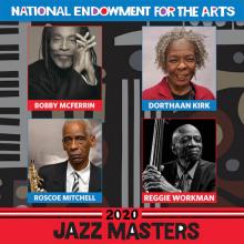 collage of photos of 2020 NEA Jazz Masters
