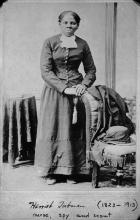 a photographic portrait of Harriet Tubman