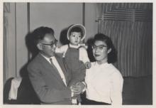 NEA Chair Jane Chu as a small child with her parents