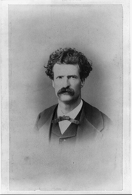 Portrait of Mark Twain