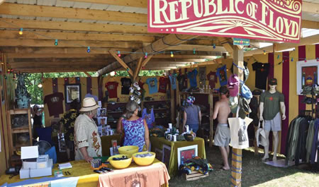  Local vendors include locally sourced food, regional jewelers, potters, woodworkers, clothiers, and fine artists