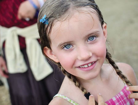 A young FloydFest attendee enjoys a sprinkler-induced reprieve from the heat. From the first FloydFest, Johnson and Hodges have worked to make the festival safe and enjoyable for guests of all ages