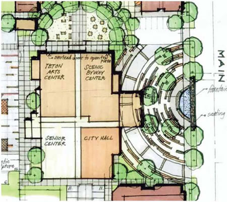 Architect masterplan drawing 