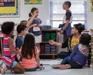 Paramount Theatre, another MindPOP partner, also uses drama-based arts strategies to teach Austin students. Photo courtesy of Paramount Theatre