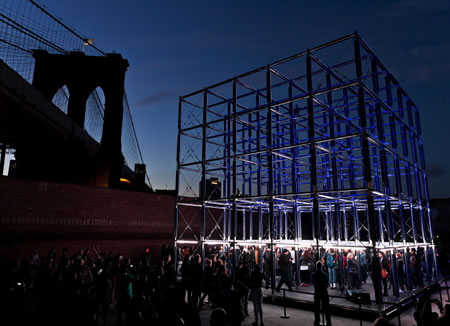 Origin by United Visual Artists and Scanner. Photo by Bryan Derballa