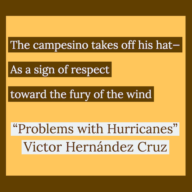 excerpt from poem by Victor Hernandez Cruz