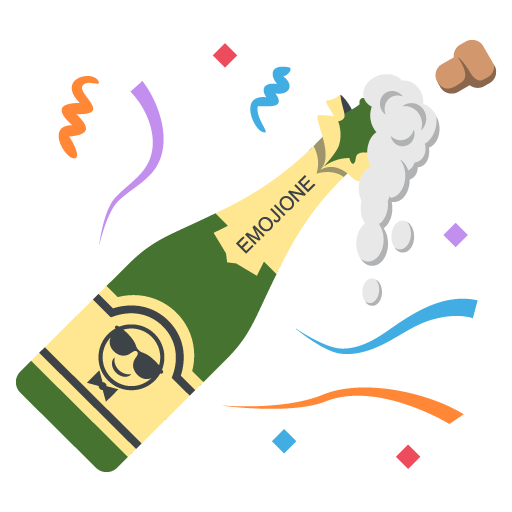 Champagne emoji