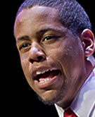 Photo of William Farley reciting