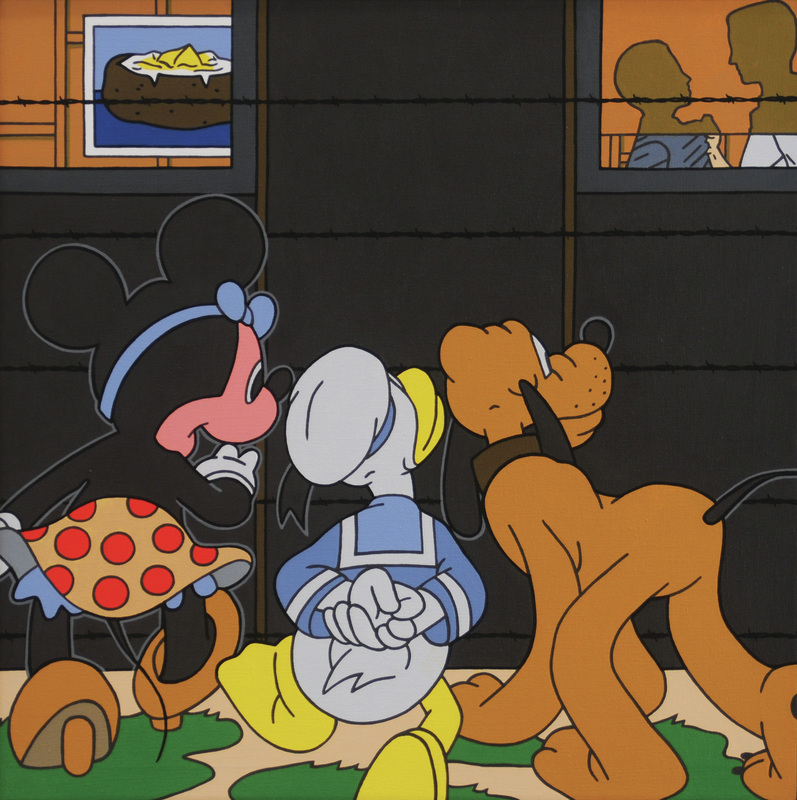 Great American Muse by Roger Shimomura Painting by Roger Shimomura