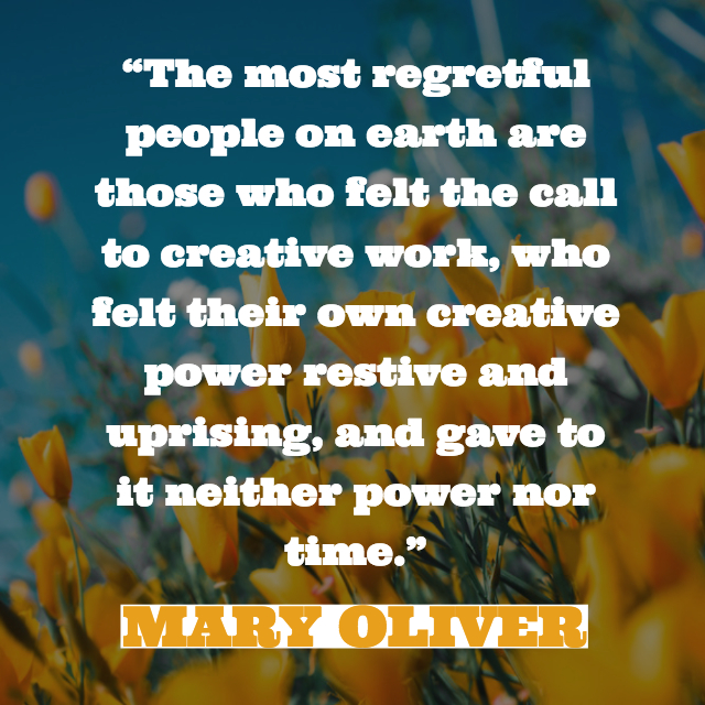 quote by Mary Oliver