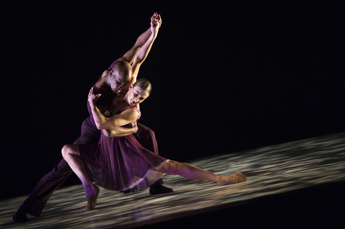 Male and female Latino dancers. 