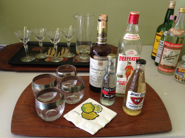 1950s cocktail set