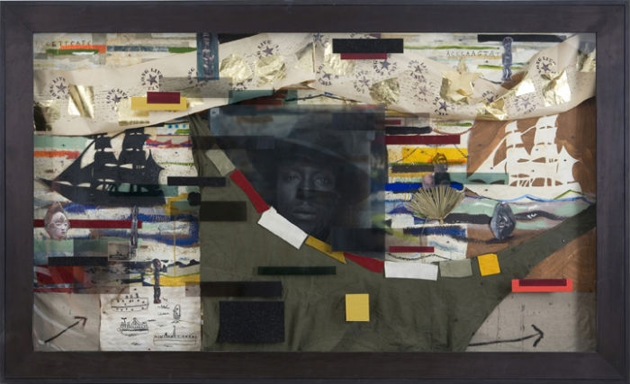 Painting and collage artwork
