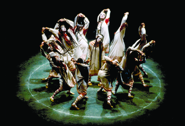 A performance of The Rite of Spring by the Joffrey Ballet A performance of The Rite of Spring by the Joffrey Ballet