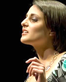 Photo of Sophia Elena Soberon reciting