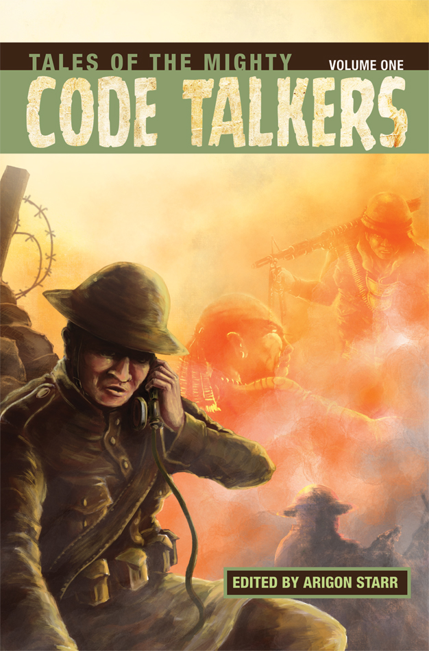 Comic book depicting Native wartime code talkers
