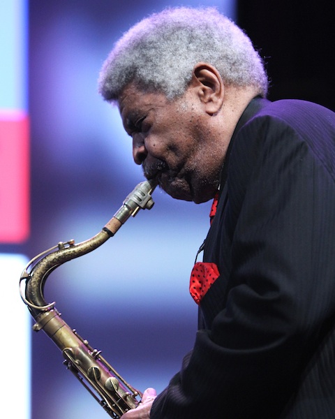 NEA Jazz Master George Coleman playing the saxophone