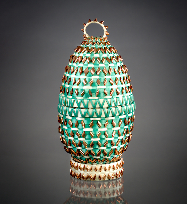 Woven basket.
