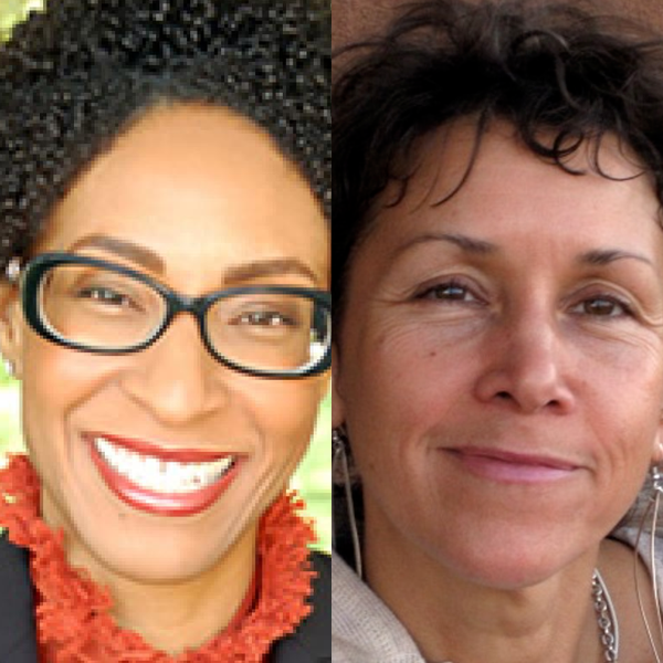 Headshots of two women, side by side.