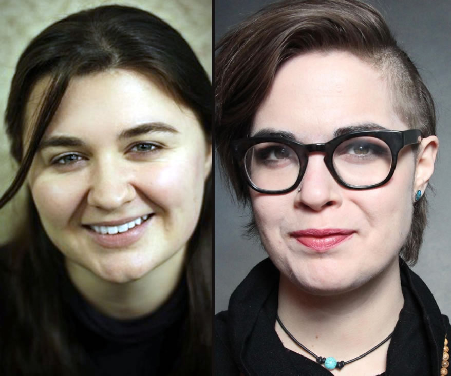 Headshot of two women.