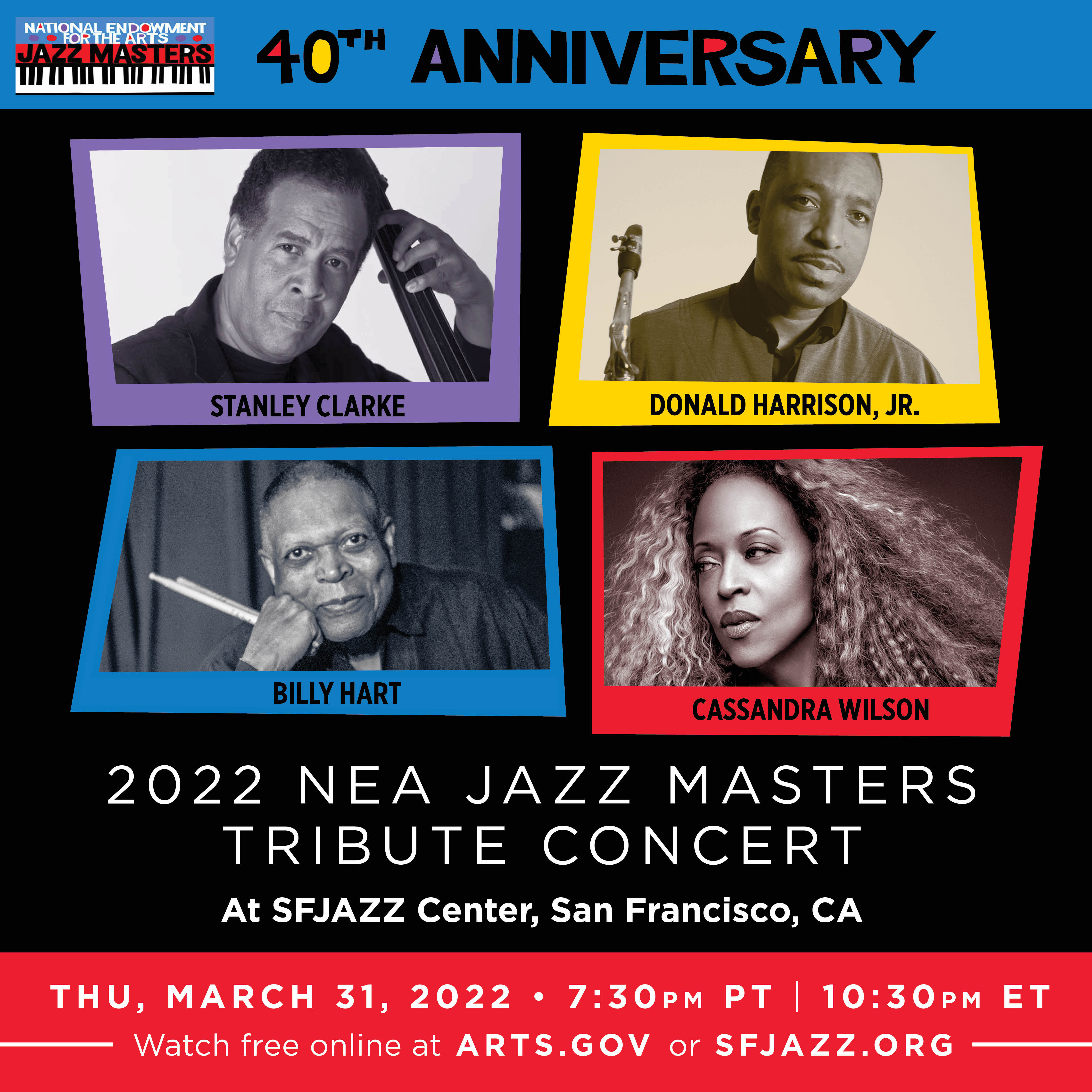 Celebrate the 2022 National Endowment for the Arts Jazz Masters! National Endowment for the Arts