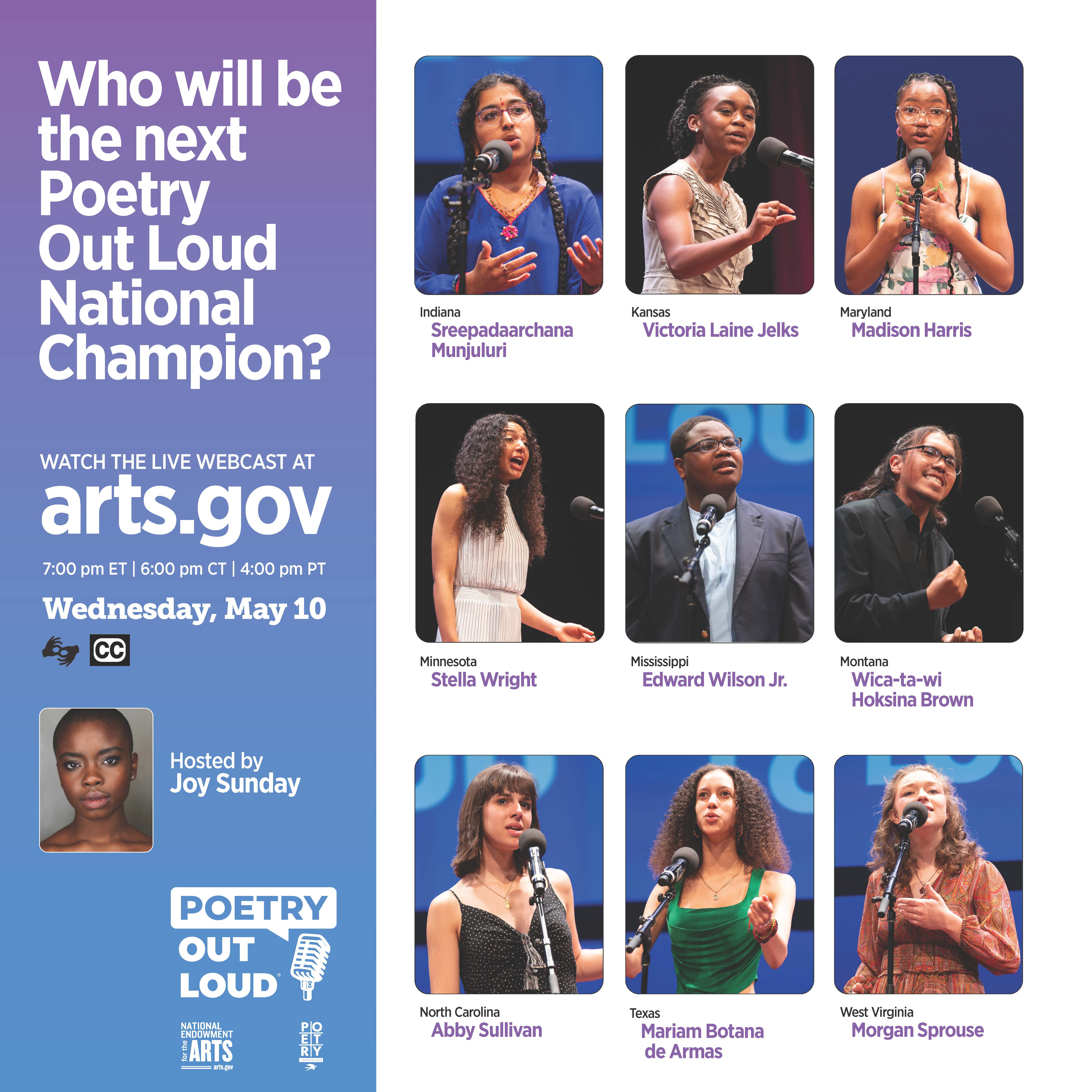 WVIA Special Presentations  2022 Poetry Out Loud Regional