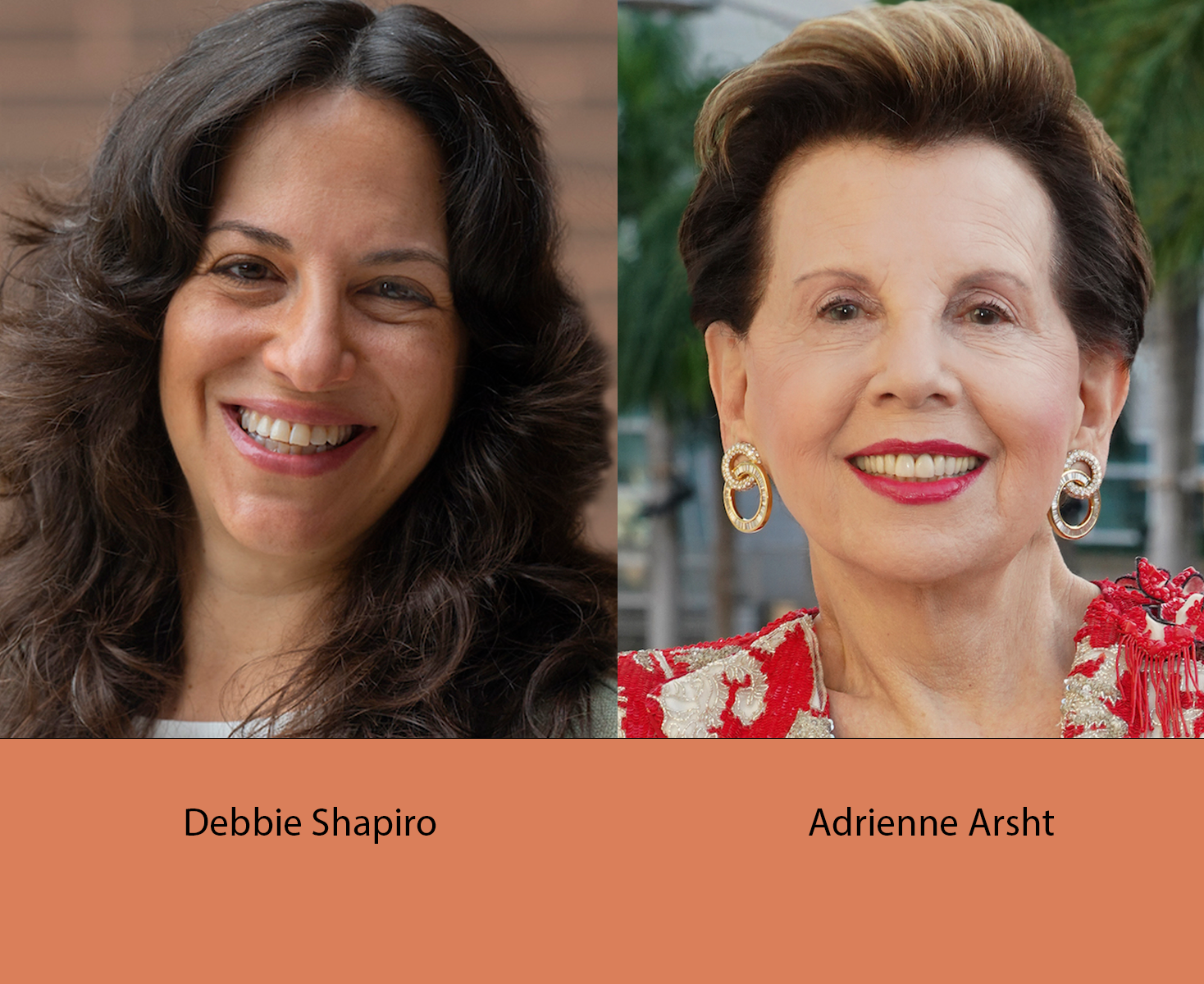 Headshots of two women, side by side.