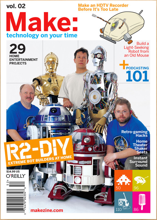 A cover of Make: magazine A cover of Make: magazine