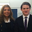 Dr. Gwendolyn DuBois Shaw and John Vick standing side by side facing the camera