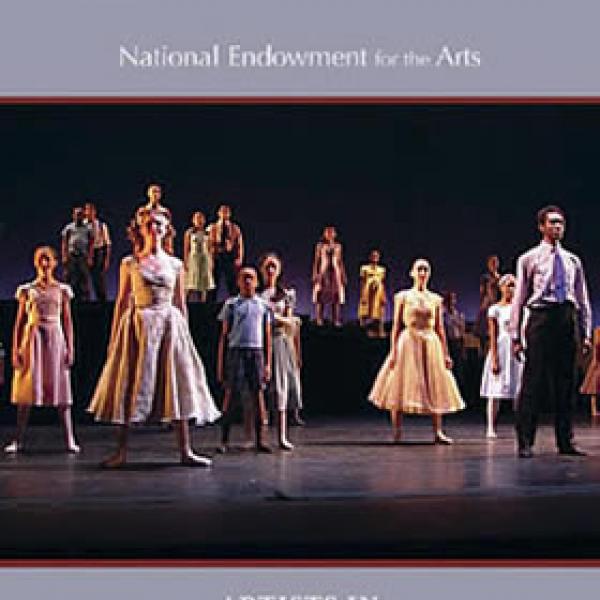 Artists in the Workforce 1990-2005 book cover - performers of various ages onstage facing front