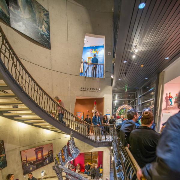 The interior hallways of the American Visionary Art Museum