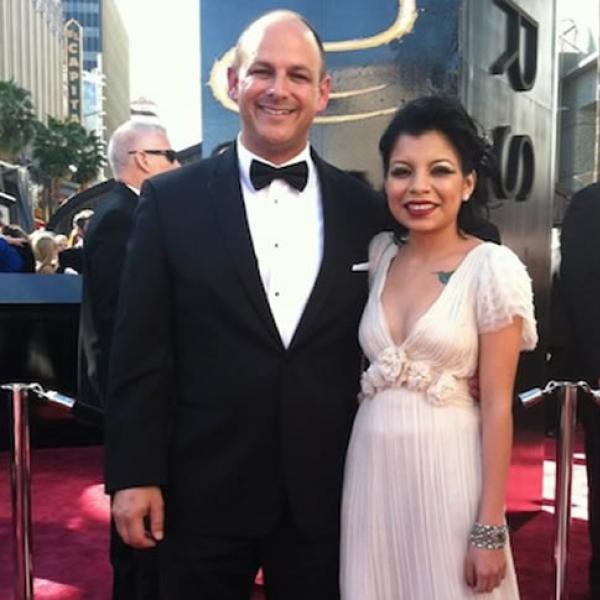 Matt D'Arrigo and Inocente at the Oscars, 2013. Photo courtesy of Matt D'Arrigo