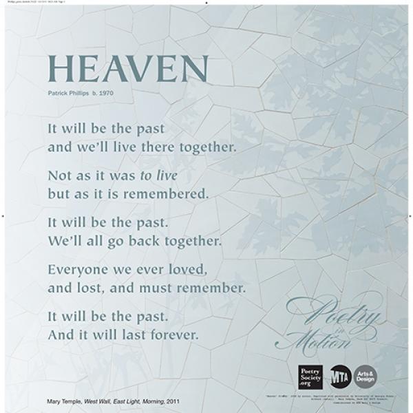 Poetry poster.