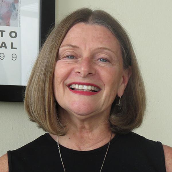 Head shot of a woman smiling