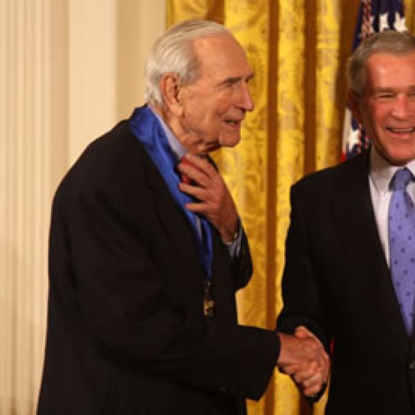 The 2007 National Medal of Arts was awarded to arts patron Henry Z. Steinway and presented by President Bush on November 15, 2007 in an East Room ceremony.