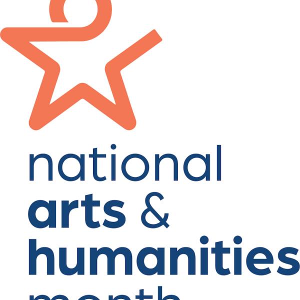national arts and humanities month logo
