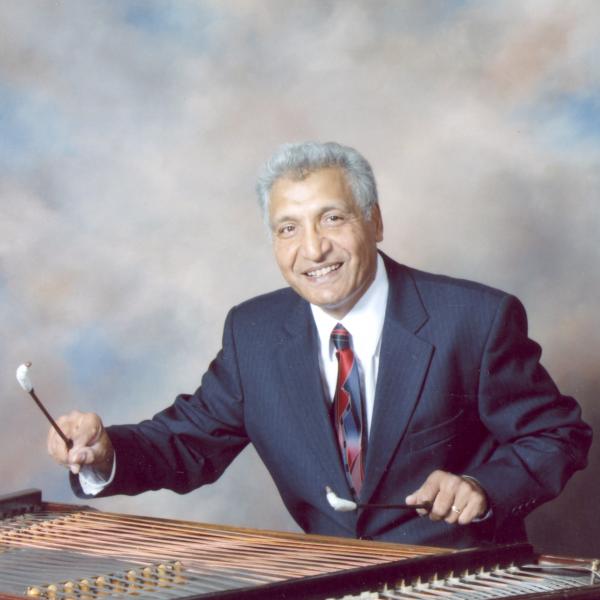 Man playing a mallet instrument.