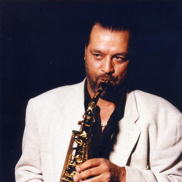 Man playing saxophone. 