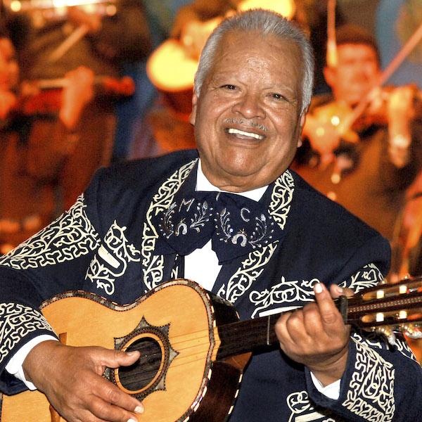 A man playing a string instrument.