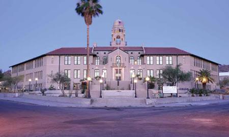 The Curley School in Ajo, Arizona, after being renovated by the International Sonoran Desert Alliance