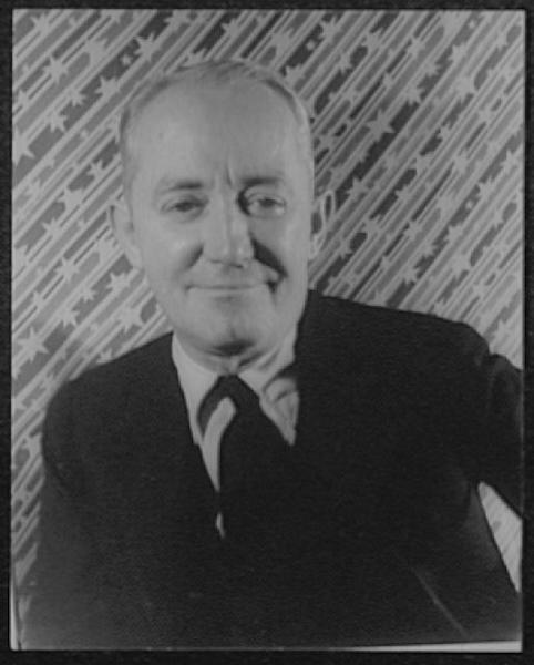 black and white photo of George M. Cohan