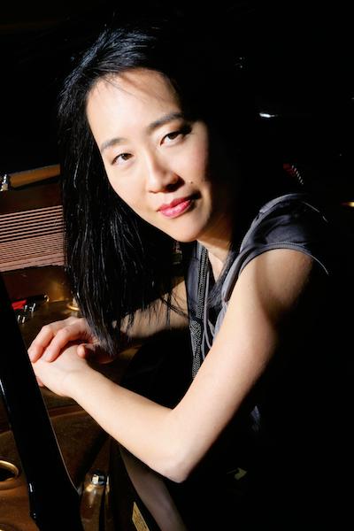 headshot of pianist Helen Sung and Asian-American woman