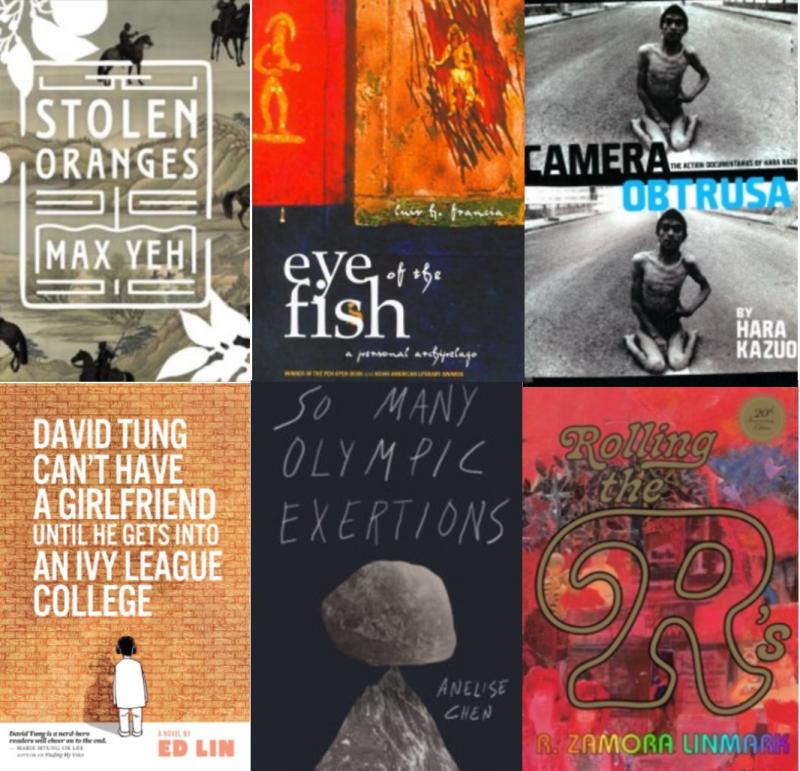 Collage of book covers from Kaya Press