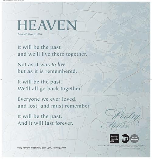Poetry poster.