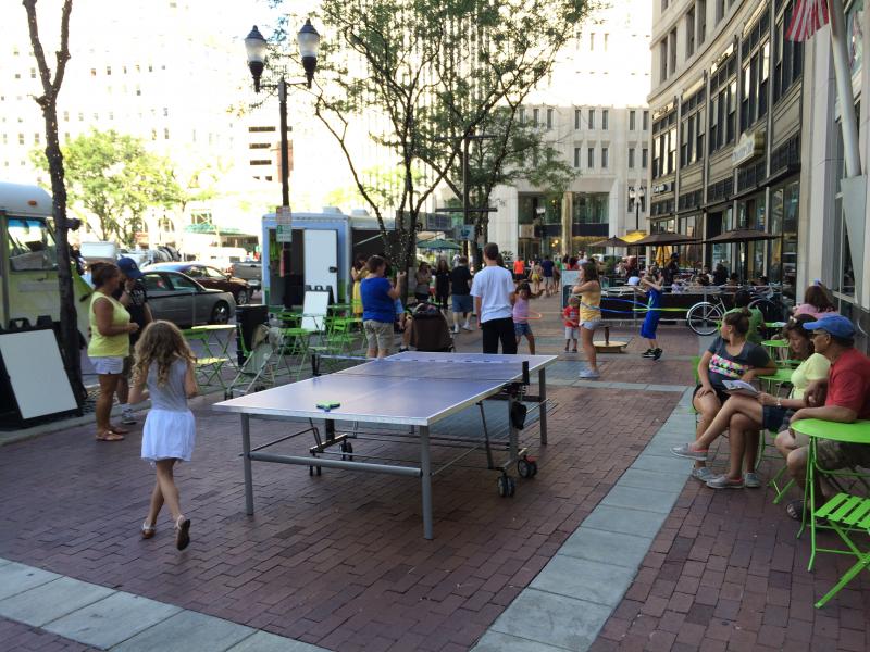 The Art of Ping Pong combines art and play