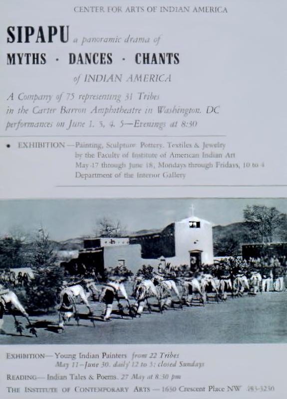 The cover of a program for a performing arts event.