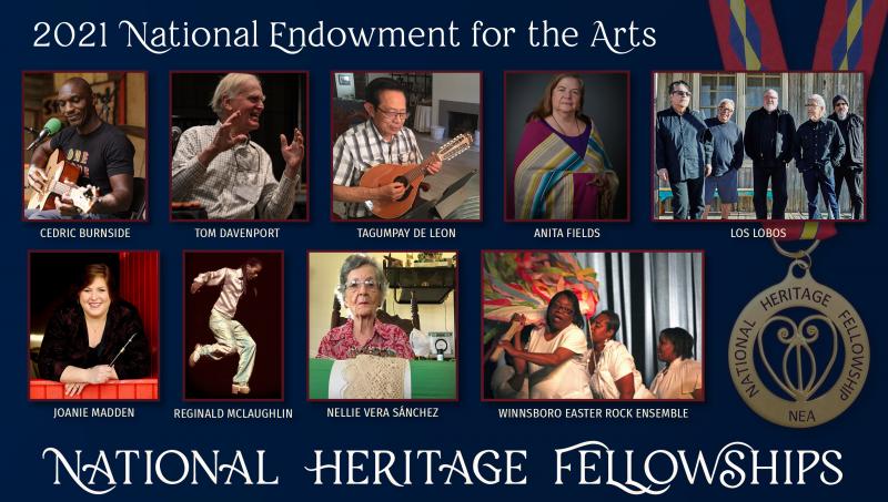 Collage of Photos of the 2021 NEA National Heritage Fellows